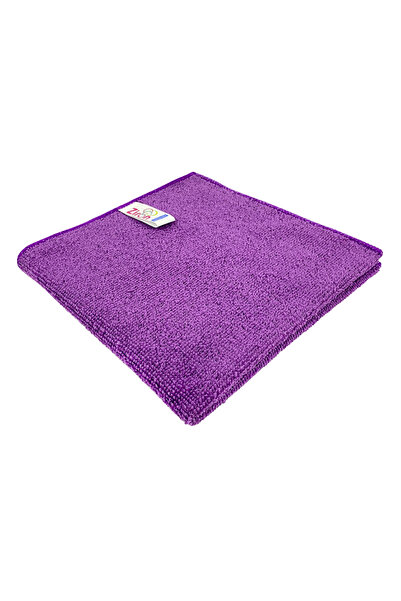 Ziron Toz ve Leke Karşıtı Mikrofiber Bez - Temizlik Bezi Mor 1 Adet