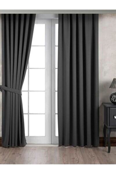 Beyazıt Tekstil Blackout Karartma Gri Fon Perde