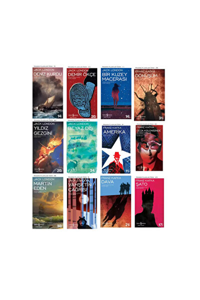 TÜRKİYE İŞ BANKASI KÜLTÜR YAYINLARI Jack London Martin Eden-demir Ökçe-franz ...