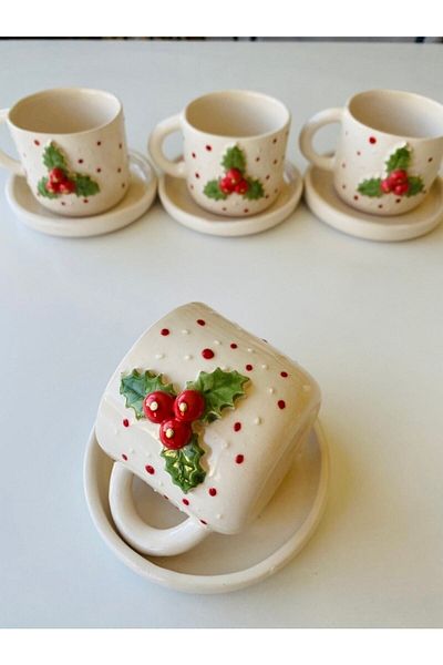 Banuart Kokina Souvenir Dubble Ceramic Coffee Cup