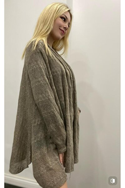 Bohemian Kadın Vizon İkili Triko Takım Tunik