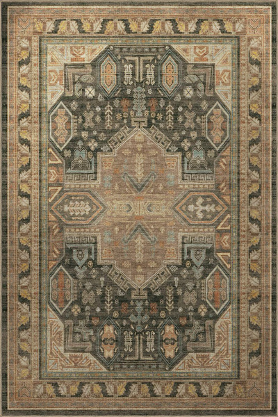 Rugs Modern Halı Brown Beige Themed Traditional Motif Patterned Fringed Vinta...