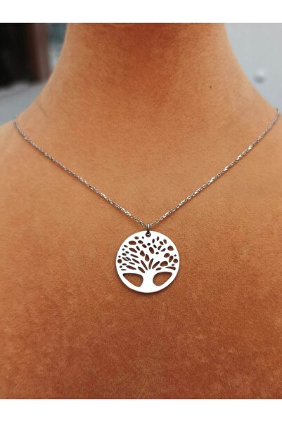 Firuze Gümüş Aşkın Soy Ağacı Gümüş Kolye