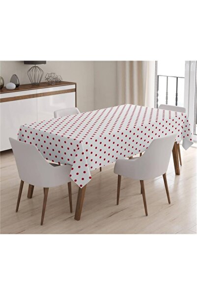 milroma Ειδικό Πρωτοχρονιάτικο Τραπεζομάντιλο με Πουά Σχέδιο