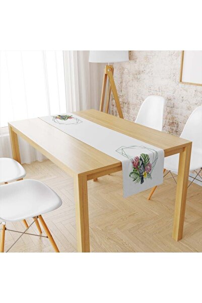 milroma Βελούδινη Υφή Τροπικό Σχέδιο 01 Ράνερ 005