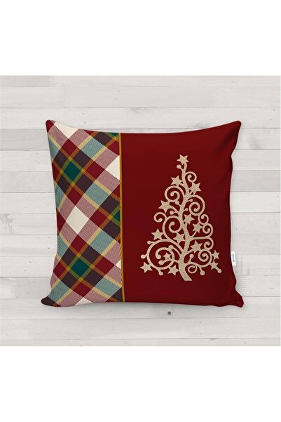 milroma Κάλυμμα μαξιλαριού με μοτίβο δέντρου με θέμα τα Χριστούγεννα