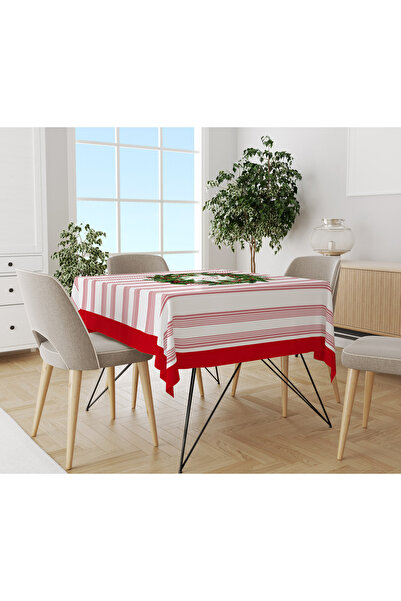 Evmila Față de masă cu model de Crăciun cu textura de catifea