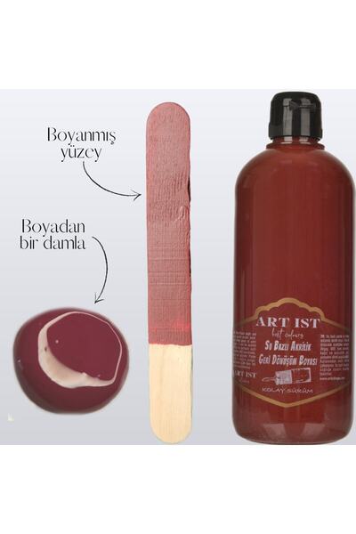 ART IST Geri Dönüşüm Boyaları 500ml - 040 OSMANLI KIRMIZISI