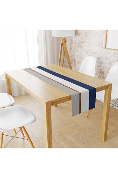 milroma Βελούδινη υφή Γκρι Κανέλα Λευκό Ναυτικό Μπλε Ρίγες Ράνερ 112