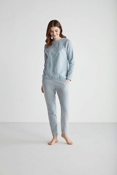 U.S. Polo Assn. Set de pijamale pentru damă POLAR cu licență US POLO, cu gât turnu, 16960