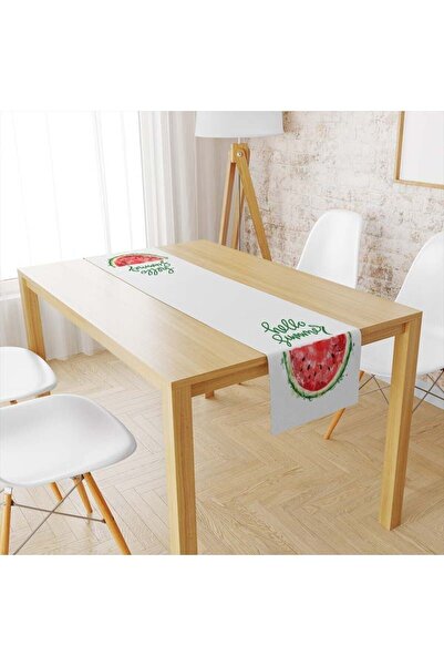 milroma Кадифена текстура Hello Summer Watermelon Pattern Runner 061