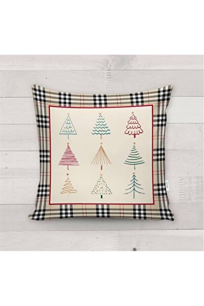 milroma Калъфка за възглавница от кадифе с мотив „Нова година“