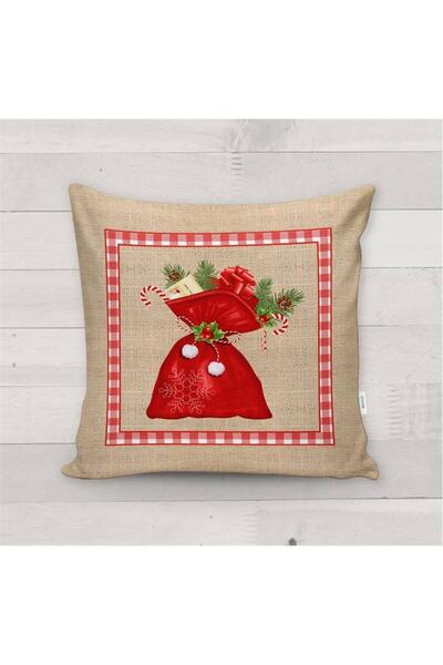 milroma Новогодишна специална подаръчна торбичка с калъф за възглавница от ка...