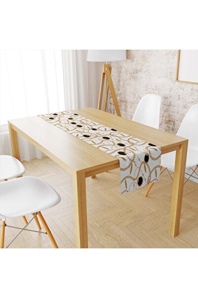 milroma Βελούδινη Υφή με Χρυσό Σχέδιο Αλυσίδας 053