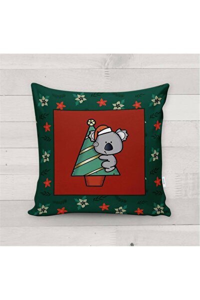 milroma Новогодишна специална калъфка за възглавница от кадифе с мотив на коа...