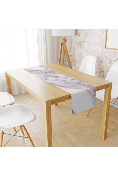 milroma Βελούδινο μαρμάρινο ράνερ με χρυσό γκρι λεπτομέρεια 129