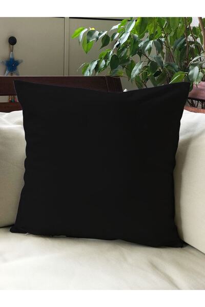 Evmila Culoare uni - Husă de pernă de o singură culoare Țesătură din piele in...