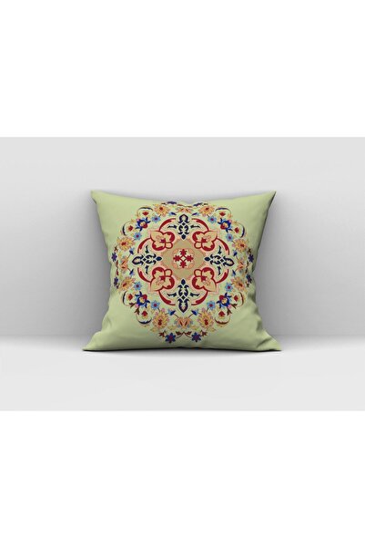milroma Mandala Patterned Double Sided Digital Printed Throw Pillow Cover