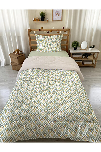 Evmila Tek Kişilik 160x220 Cm Welsoft Çift Taraflı Silikon Yorgan Ve Uyku Seti-