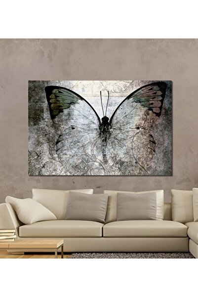 PrintiesPlus Kelebek Dekoratif Kanvas Duvar Tablo