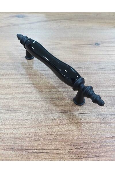 ARON 1120-85-000s Siyah Rustik Porselen Kulp Mobilya Vestiyer Çekmece Dolap K...