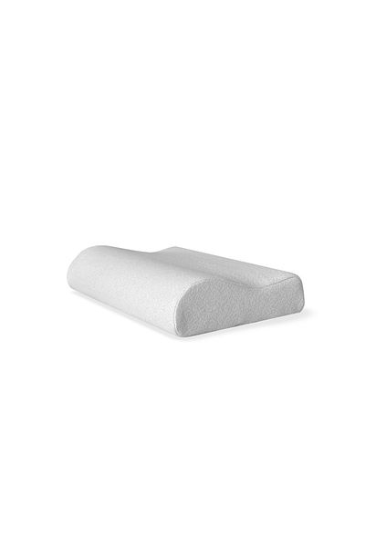 VİSCOHAPPY Orthopedic Neck Support 100% Visco (CAST MOLD) Medical Hygienic Neck Pillow 50x32x10-8 Cm