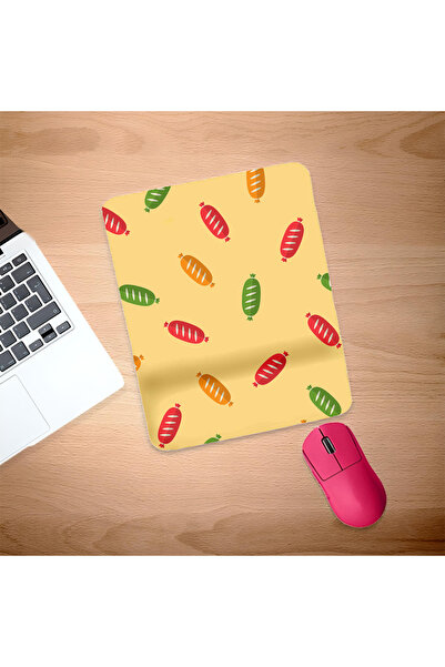 UcuruStore Minimal Şeker Ορθογώνια Επιφάνεια Ποντικιού με Στήριγμα Καρπού