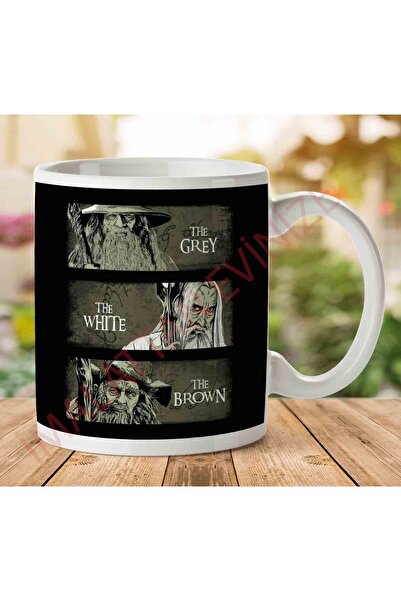 ART HEDİYE 1-2189 The Grey The Brown The White Wizards L of T R Mug