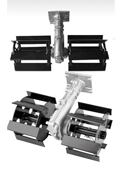 Genel Markalar Ot Biçme Çapalama Aparatı Akrobat 26x9 Sırt tırpan Ve Yan Tırp...