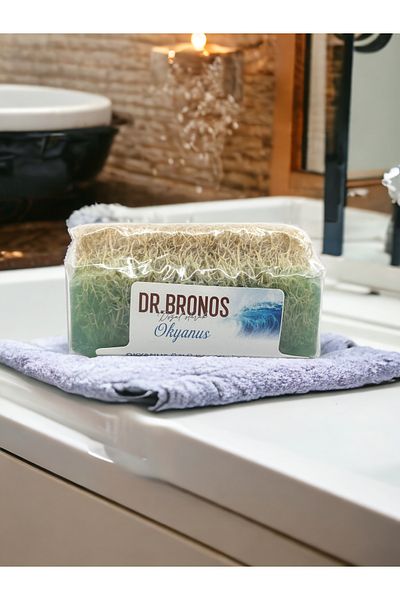 Dr. Bronos صابون ألياف اليقطين بخلاصة المحيط 110 جرام