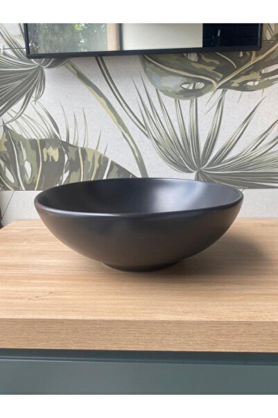 Turavit Toledo Çanak Lavoba 40 Cm Mat Antrasit