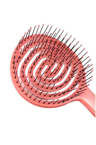 Layes pink pro three-dimensional comb oval hair opening brush