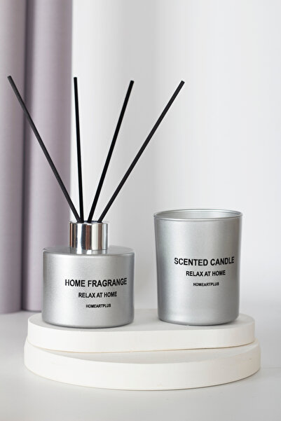 homeartplus Oda Kokusu ve Mum seti Okaliptus kokulu 100 ml