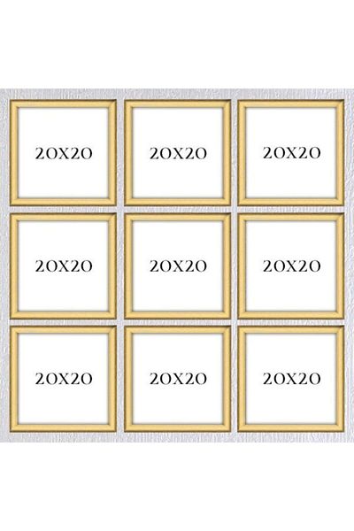 AS TİCARET Nine 20x20 Frame (No Poster) - Bos1028