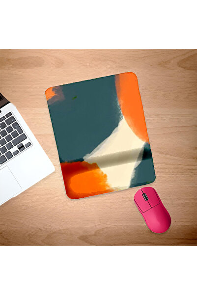 UcuruStore Πορτοκαλί, Ναυτικό Μπλε, Κρεμ Χρώμα Μείγμα Χρωμάτων, Ορθογώνιο Mou...