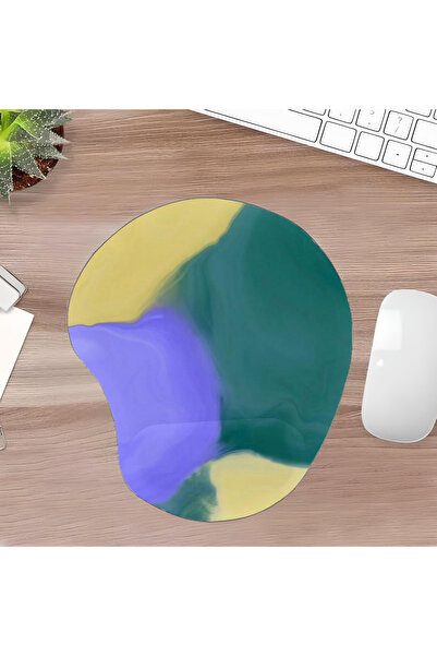 UcuruStore Pad pentru mouse oval decupat, cu suport pentru încheietura mâinii...