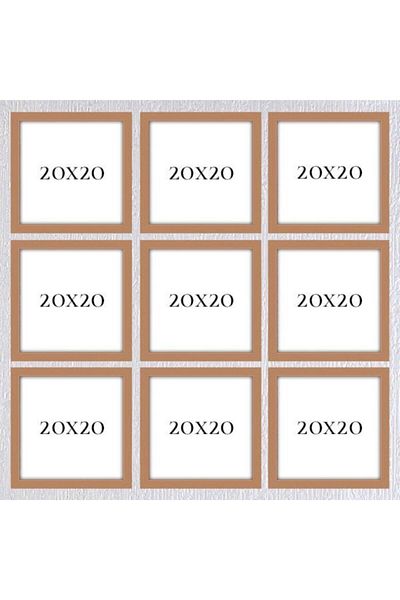 AS TİCARET Nine 20x20 Frame (No Poster) - Bos1028