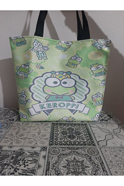 owl bag Sanrio Kawai - keroppi torba na rame od tkanine sa uzorkom