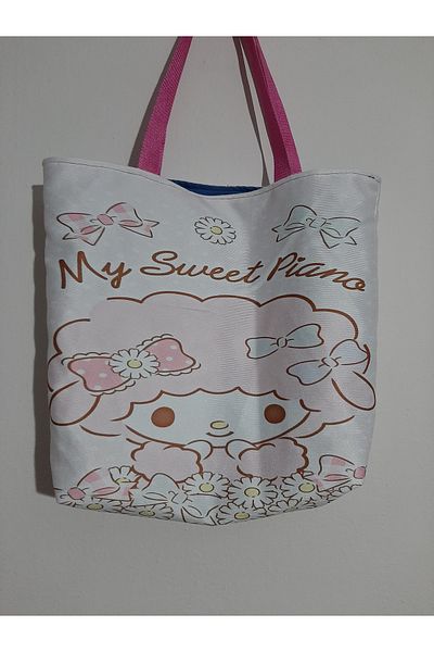 owl bag Sanrio Kawai - Geantă de umăr din material textil cu model My Sweet Piano