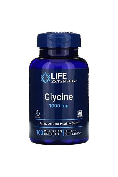 Life Extension Glycine 1,0 0 0 mg 100 Vegetarian Capsules