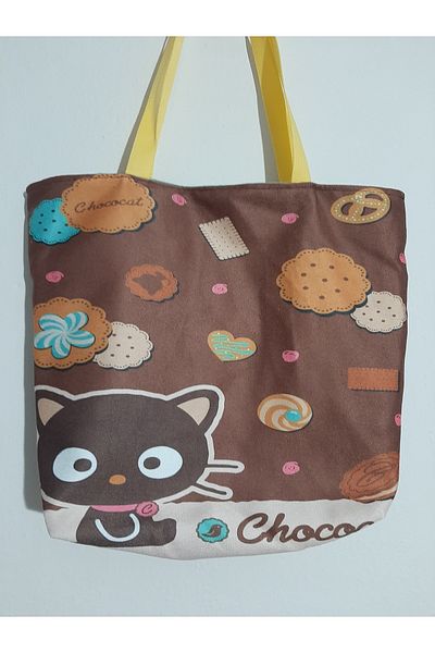 owl bag Sanrio Kawai - Υφασμάτινη τσάντα ώμου με σχέδιο σοκολάτας