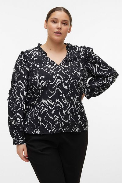 Veromoda Curve VMCCIA LS TOP WVN CUR
