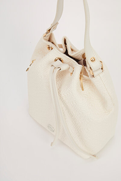 Pierre Cardin Ecru Damen-Umhängetasche 05PO24Y1786