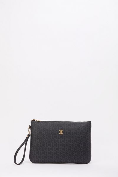 Pierre Cardin محفظة نسائية سوداء وحقيبة يد 05PO24Y1766