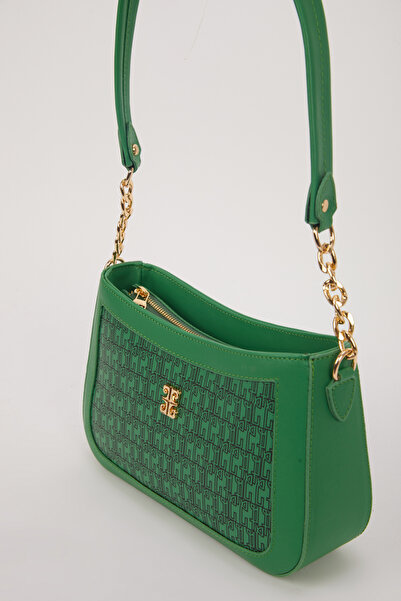 Pierre Cardin Grass Green Women's Shoulder Bag 05Po24Y1794