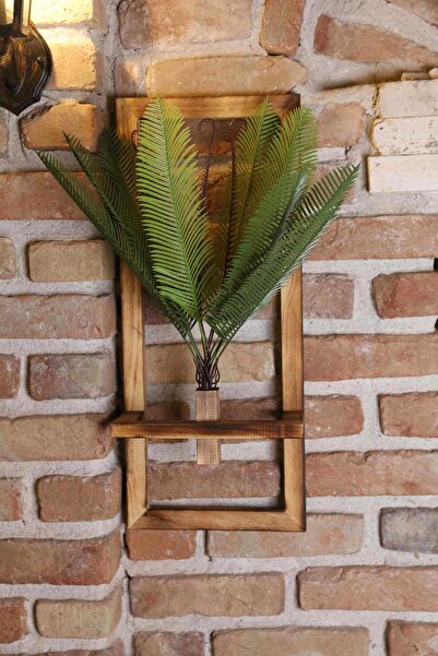 Artificial Flower Arrangement in Wall Pot Decorative Wooden Flower Pot DDS-A207