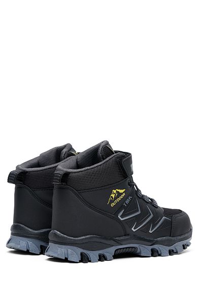 Tonny Black Παιδικά Unisex Μαύρα Καπνιστά Άνετα Μούχλα Χρωματιστά Μποτάκια σόλας