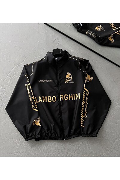 wood'sman Unisex padobranska tkanina, veliki crni vetrobran sa printom, kišna...