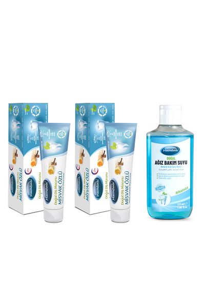 Mecitefendi TOOTH PASTE 2 PIECES - MOUTH CARE WATER 1 PIECE SET