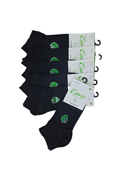 Emre & TrendCorap 6 Çift Bambu Kısa Spor Dikişsiz Burunlu Kadın Patik Çorap -...